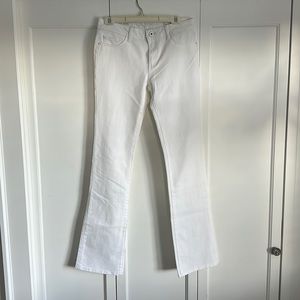 DL1961 Elodie Instasculpt Bootcut White Denim Jeans in milk / size 29